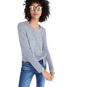 Madewell Soundcheck Side-Tie Tee in Stripe